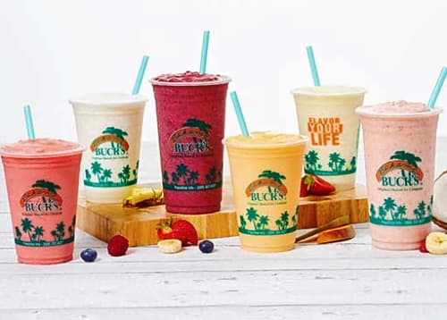 slide 3 of 10. Uploaded merchant gallery slide for Bahama Bucks.