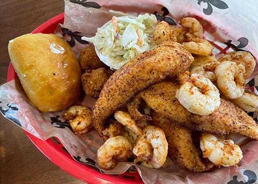 Cork's Cajun Fried Fish and Shrimp