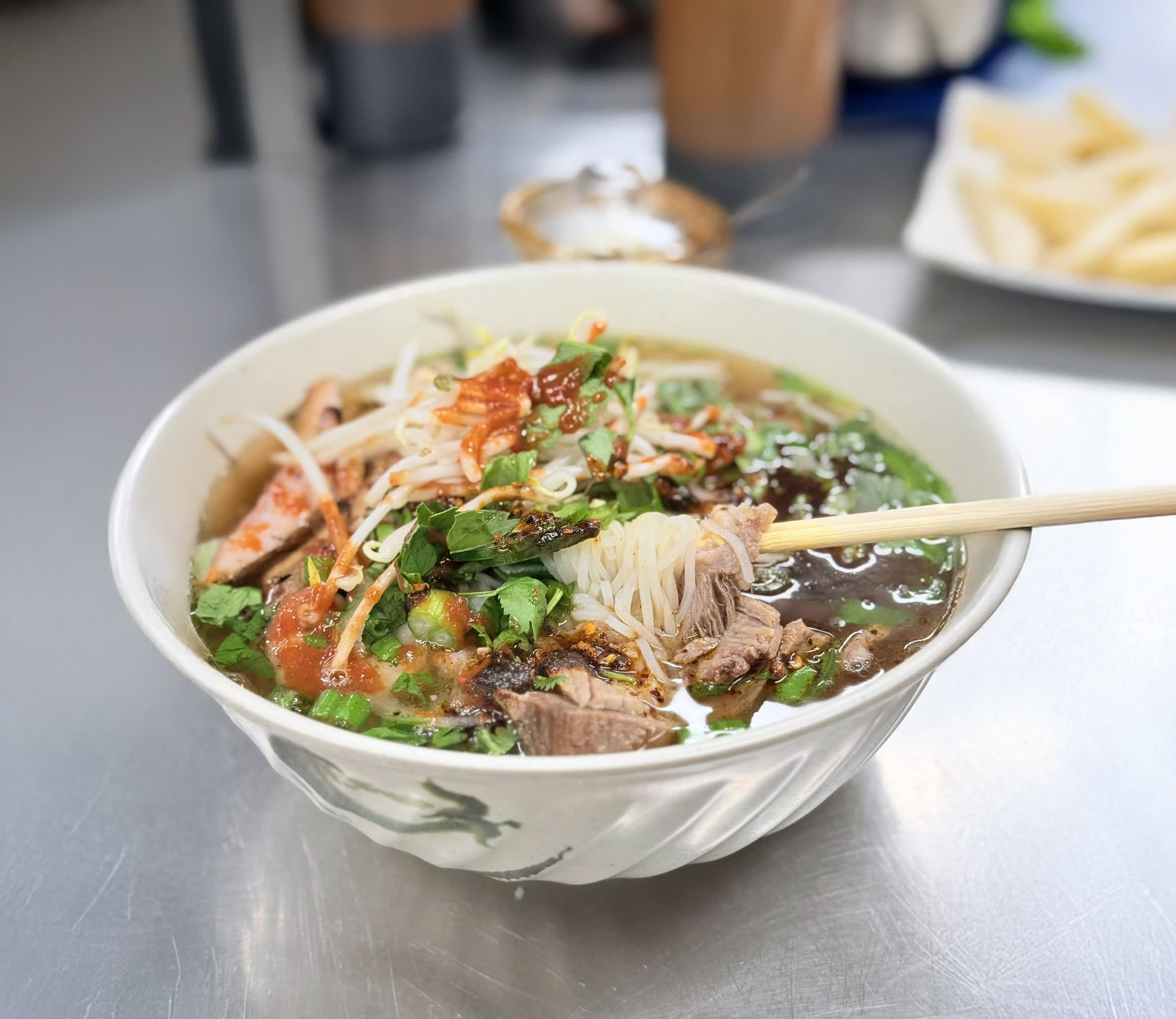 Orange Teriyaki and Pho