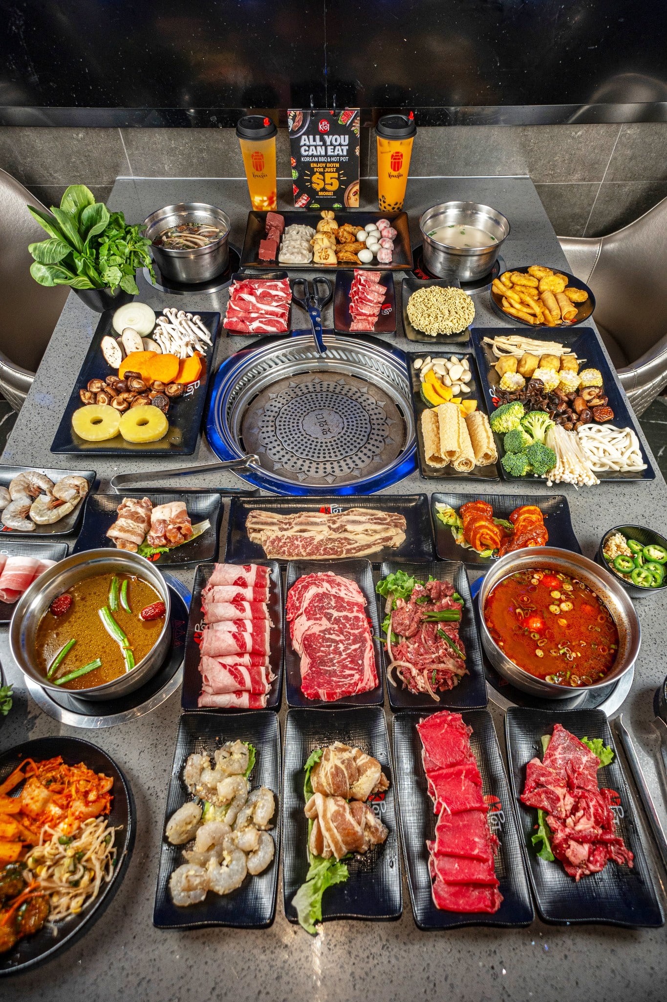 Photo 1 of 4: KPOT Korean BBQ & Hot Pot