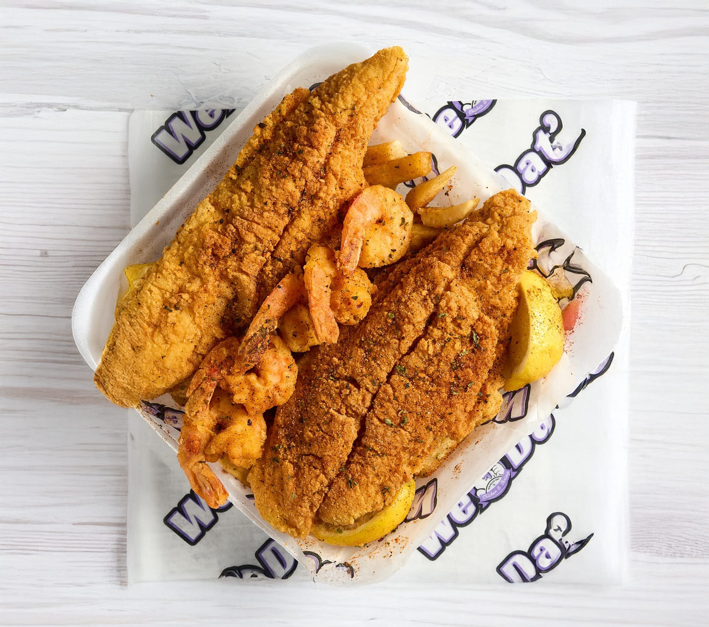 Photo 1 of 4: We Dat's Chicken & Shrimp