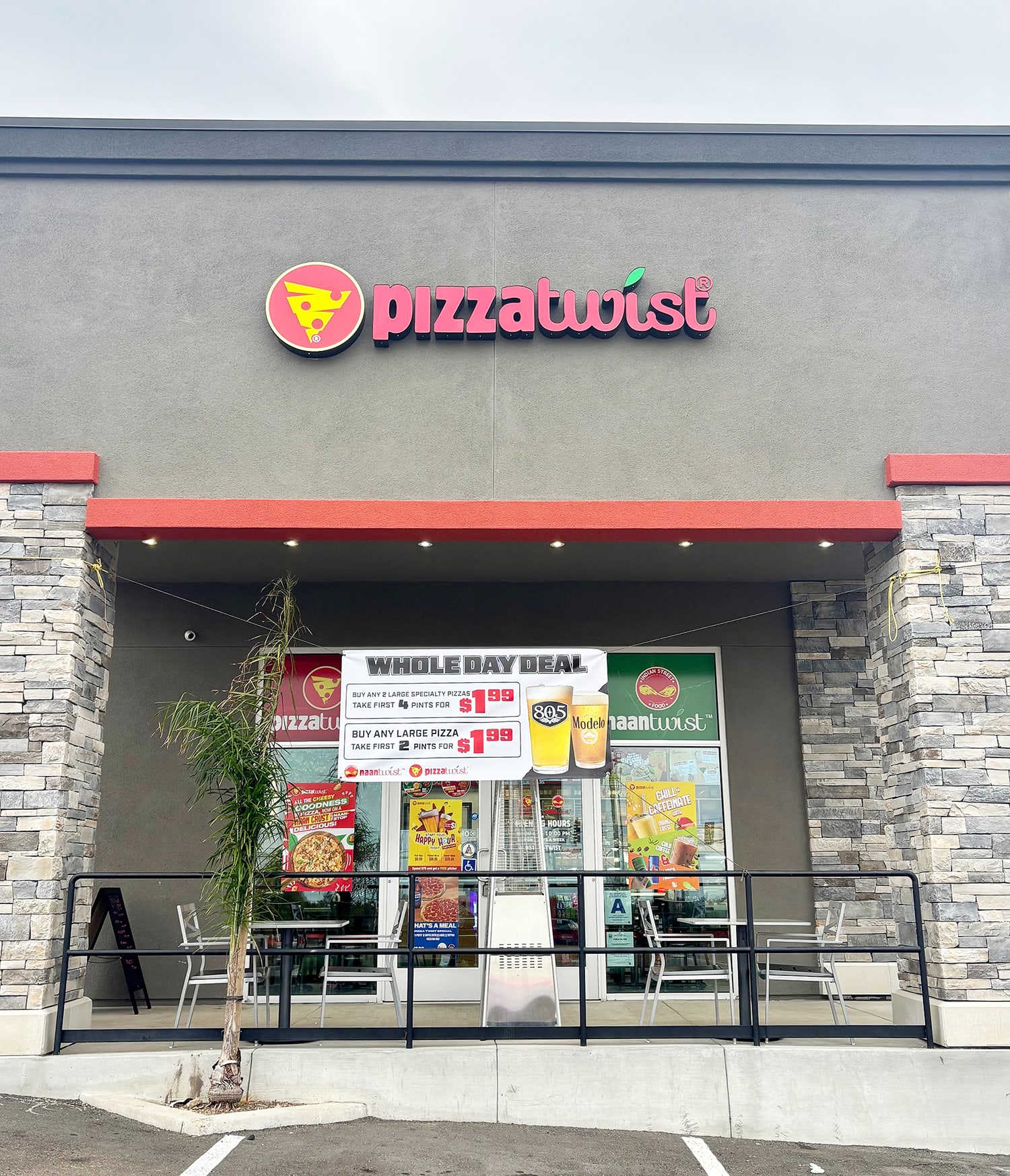 Pizza Twist & Naan Twist