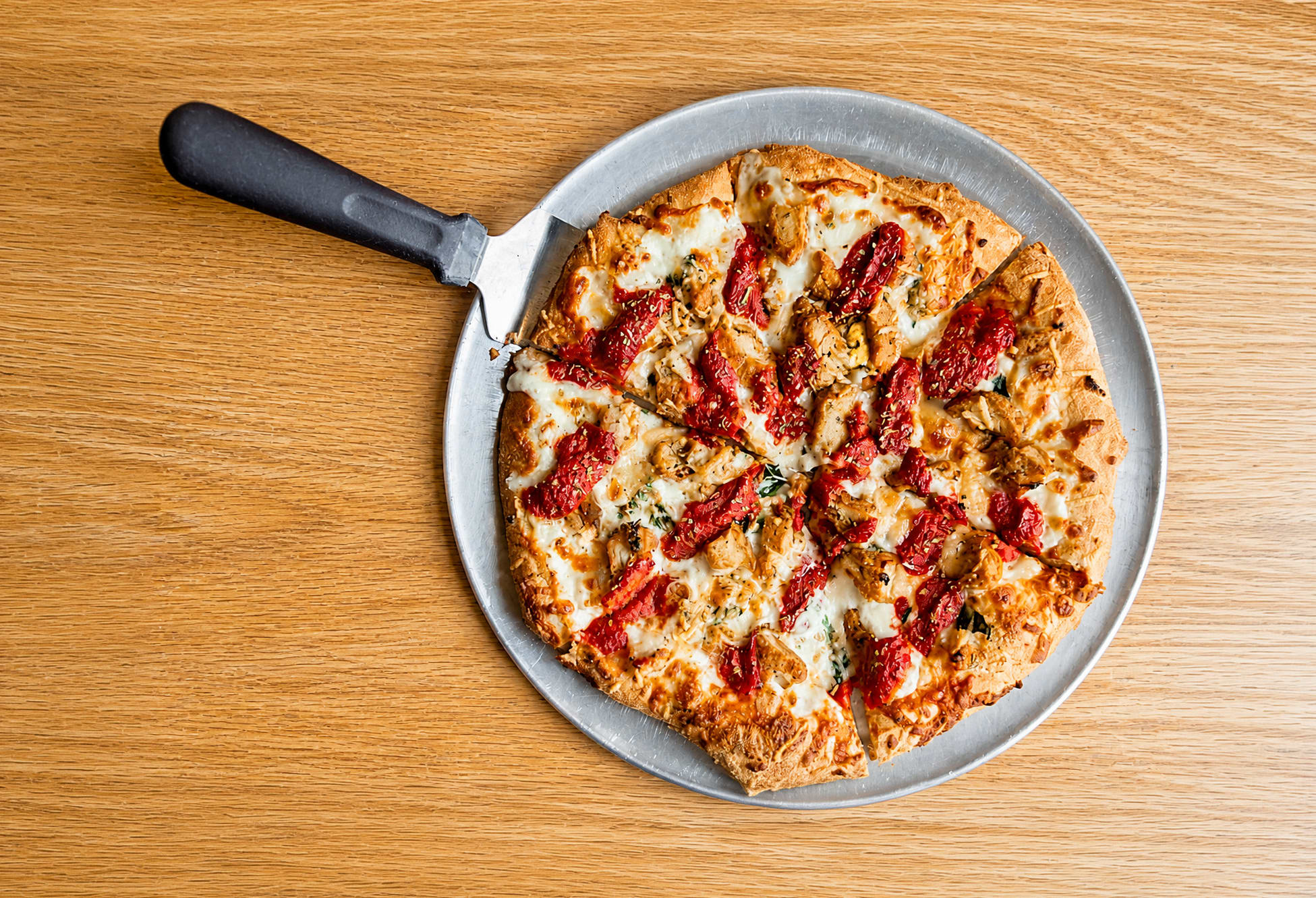 Glass Nickel Pizza